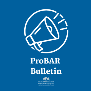 Graphic of ProBAR Bulletin