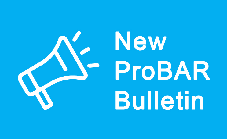 New ProBAR bulletin graphic