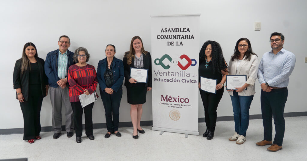 Pictured: members of ProBAR's Community Team and staff from the Mexican Consulate in Brownsville.